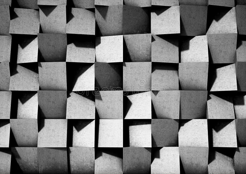 Svarta kuber 3d med textur royaltyfri bild