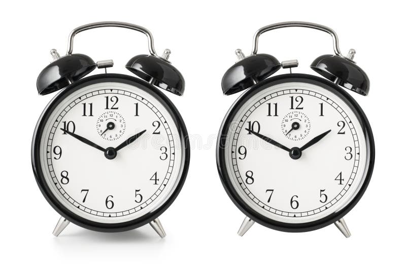 Sveglia Che Suona Ad Una Mattina Di 8 In Punto Fotografia Stock