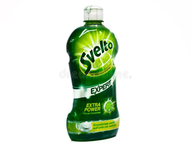 SVELTO Dish Soap. Svelto is a Brand of Unilever Editorial Photo Image