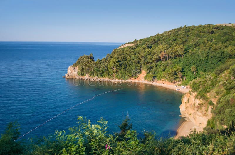 Sveti Nikola Island Near Budva Stock Photo - Image of destination ...