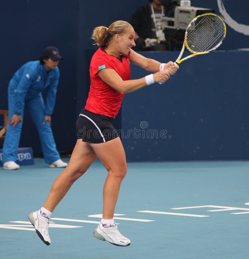 regiment Meer As Svetlana Kuznetsova (RUS), Tennis Player Editorial Stock Image - Image of  action, match: 11542594