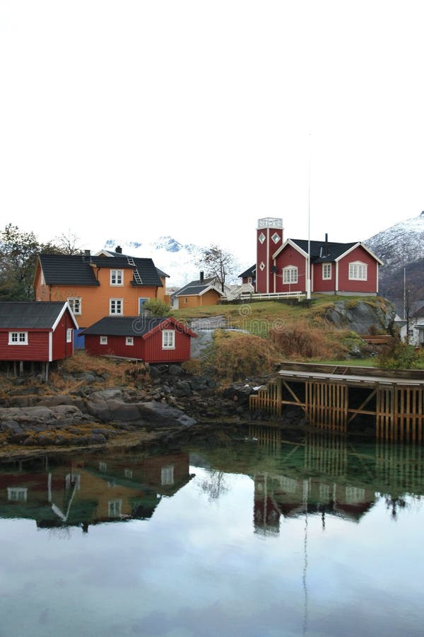 Svinøya s houses and rorbuer