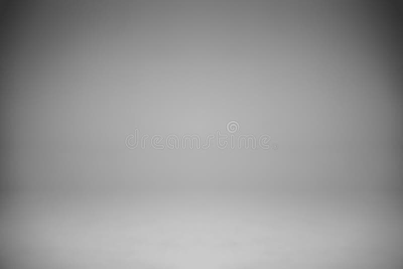 Svuoti Gray Studio Backdrop bianco, l'estratto, fondo di grey di pendenza