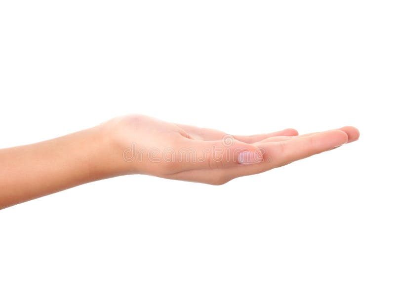 Svuoti la mano aperta fotografie stock libere da diritti Svuoti la mano aperta fotografie stock libere da diritti