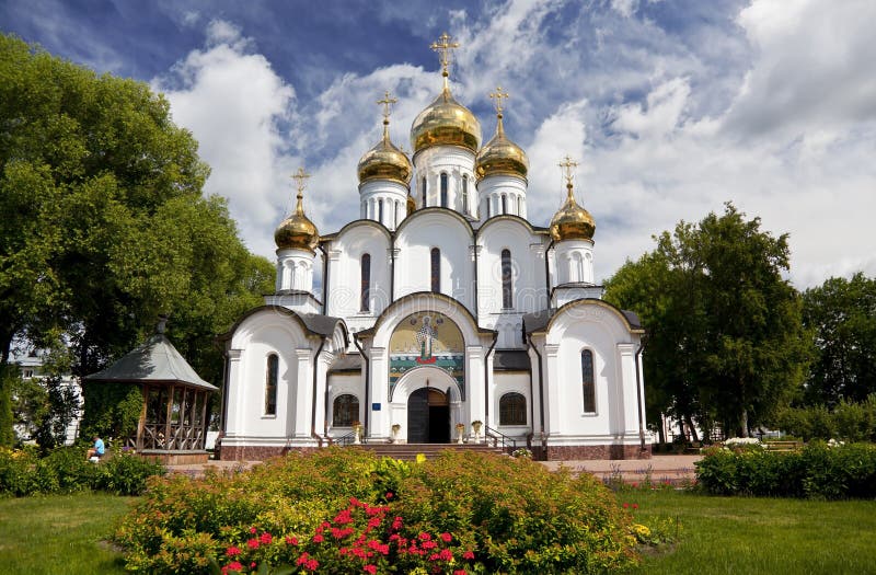 Svyato-Nikolsky nunnery nicholas katedralny st Pereslavl-Zalessky fotografia stock Svyato-Nikolsky nunnery nicholas katedralny st Pereslavl-Zalessky fotografia stock