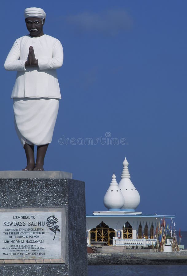Sväva Mandir den hinduiska templet, Trinidad arkivfoton Sväva Mandir den hinduiska templet, Trinidad arkivfoton