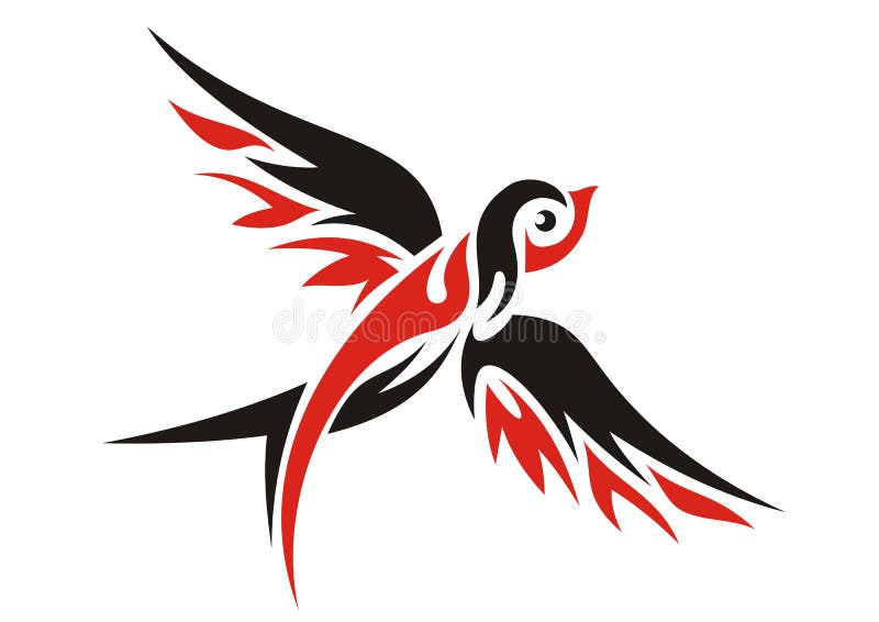 Traditional Swallow | Semi-Permanent Tattoo - Not a Tattoo