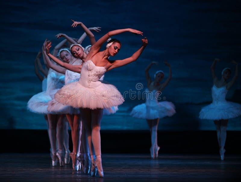 Swan Lake ballet performed by Russian Royal Ballet royalty free stock image Swan Lake ballet performed by Russian Royal Ballet royalty free stock image