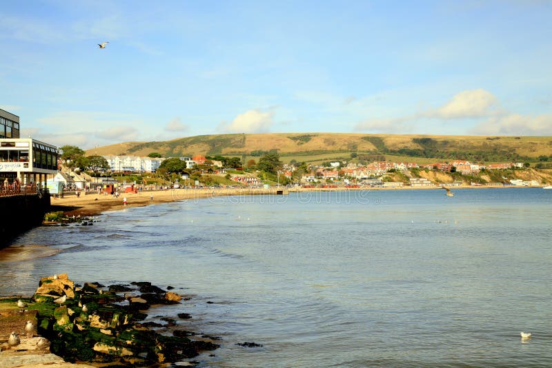Swanage, Dorset / England 6/01/2020 General Street Scene of Swanage