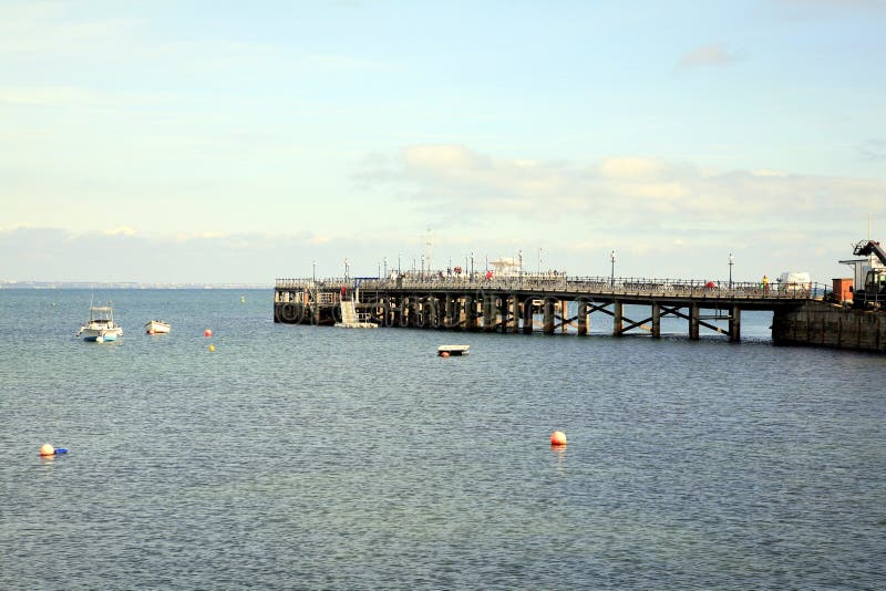 Swanagepijler, Dorset stock afbeeldingen Swanagepijler, Dorset stock afbeeldingen