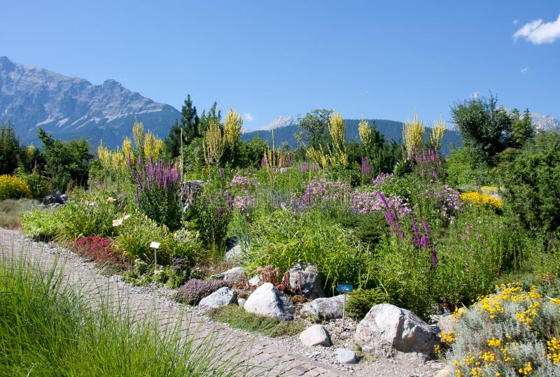 Swarovsky alpine garden