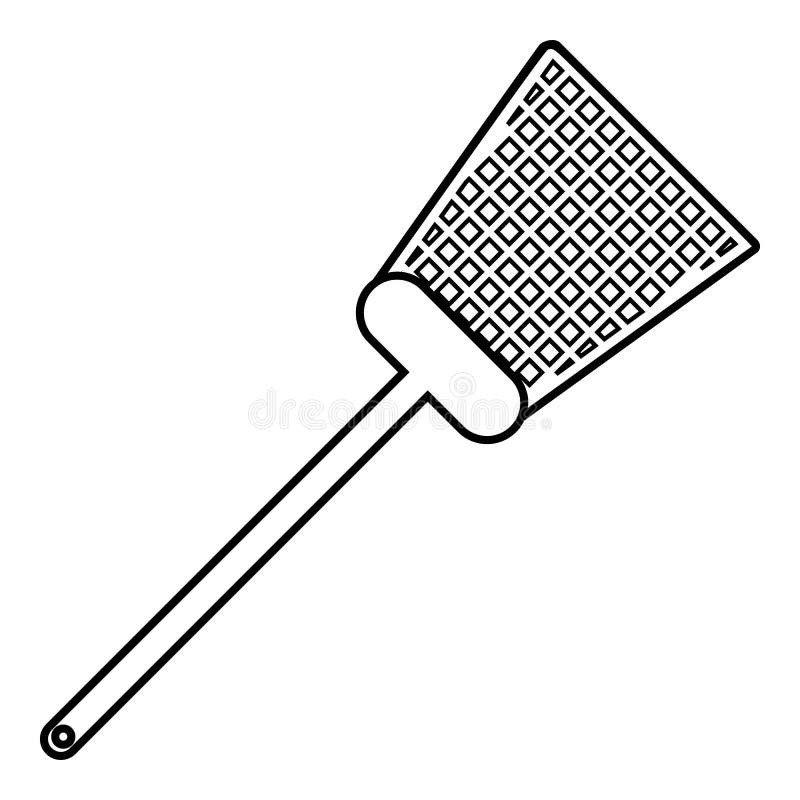 Fly swatter stock vector. Illustration of pattern, icon 42465740