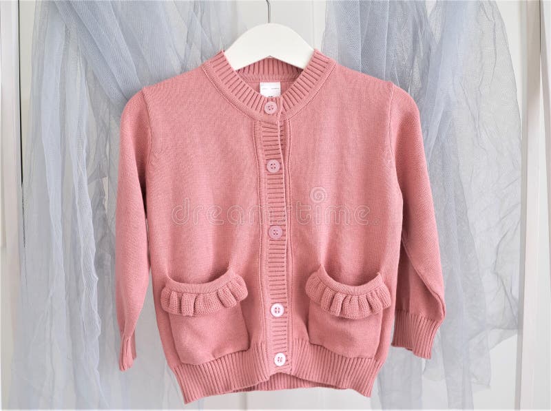 Sweater pink for kids stock image. Image of clothing 222175879