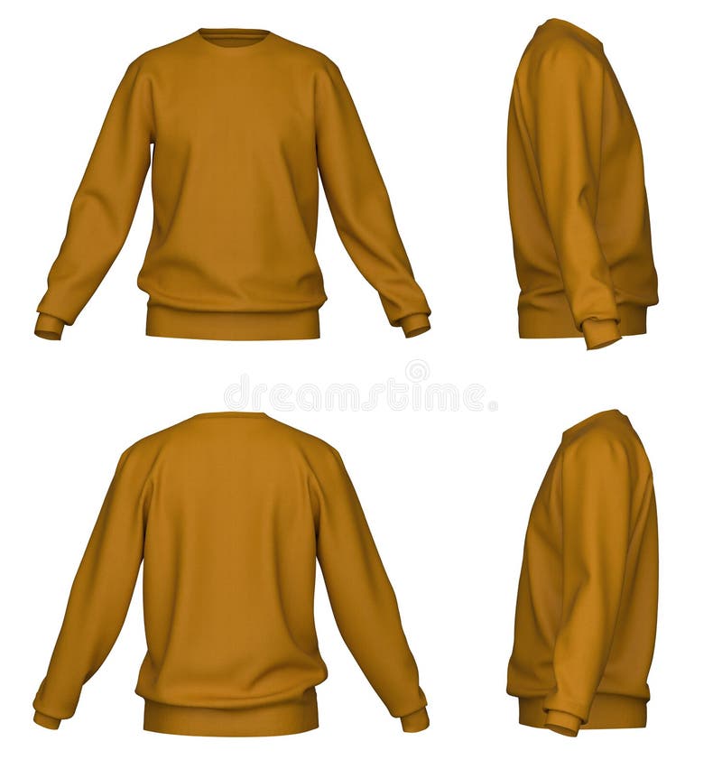 Yellow Hoodie Template Stock Illustrations 238 Yellow Hoodie Template