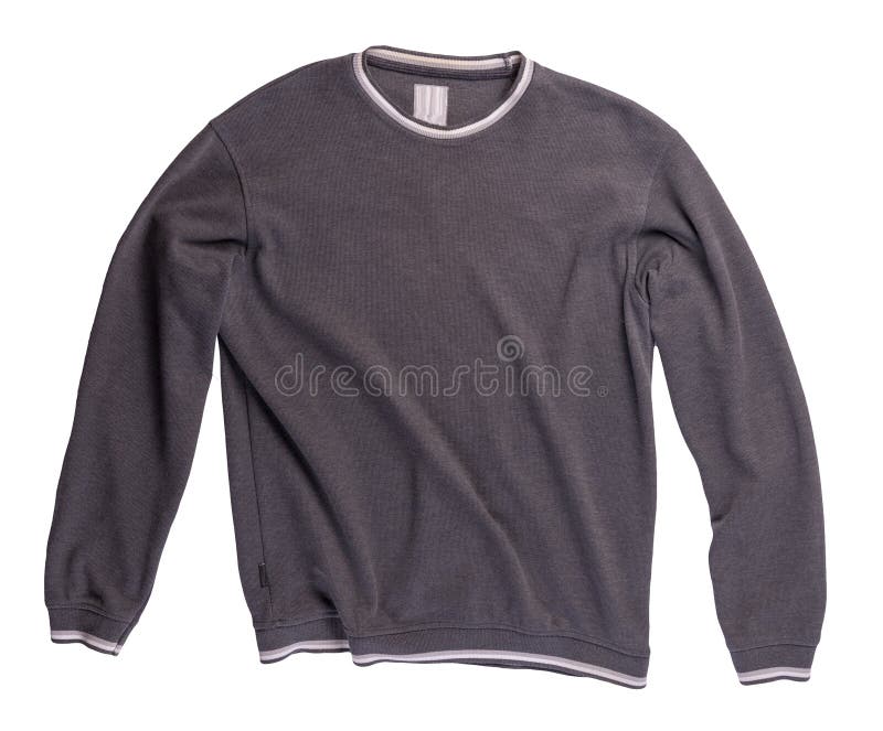 Sweatshirt Isolated on a White Background. Sweatshirt Front View Stock ...