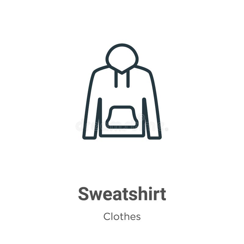 thin black sweatshirt