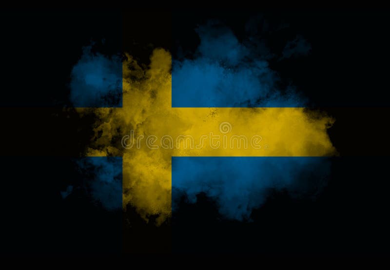 Lá cờ Thụy Điển với màu xanh và vàng tươi sáng là biểu tượng của sự hiện đại, tiến bộ và giàu có. Hãy xem hình ảnh này và khám phá nét đẹp của đất nước Thụy Điển. (Translation: The blue and bright yellow flag of Sweden is a symbol of modernity, progress and wealth. Look at this image and discover the beauty of Sweden.)