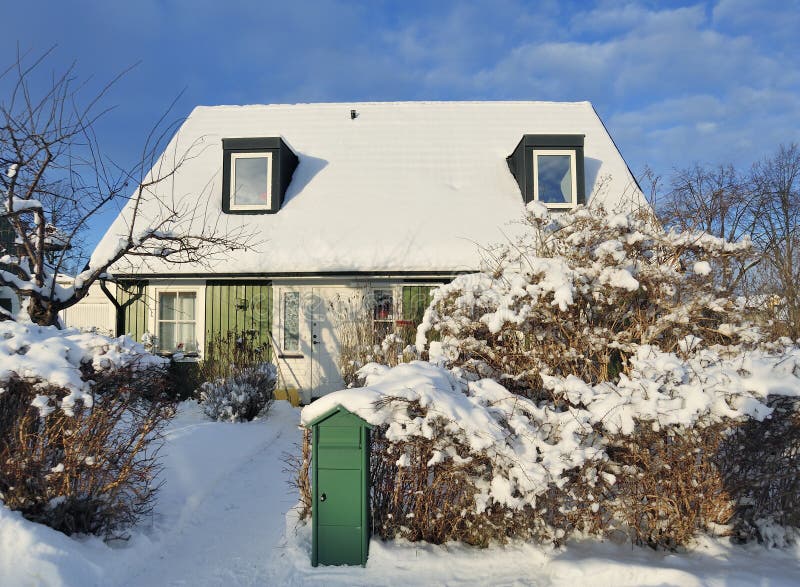 Swedish housing. Rural, cold.