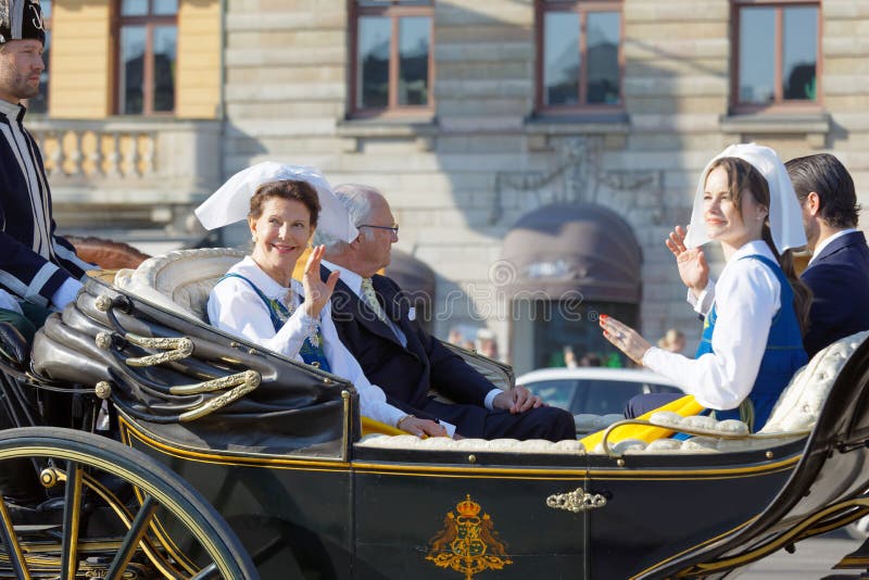 *** ORIGINAL POSTCARD *** Regina Silvia-re Carl Gustaf-Bernadotte-nobiltà 2018 
