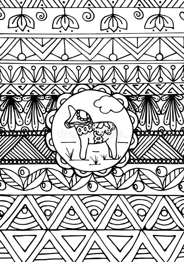 Download Swedish Traditional Dala Horse And Different Ornaments ...