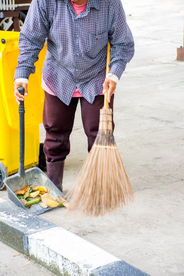 Sweepers stock photo. Image of manual, park, sweepers 97965528