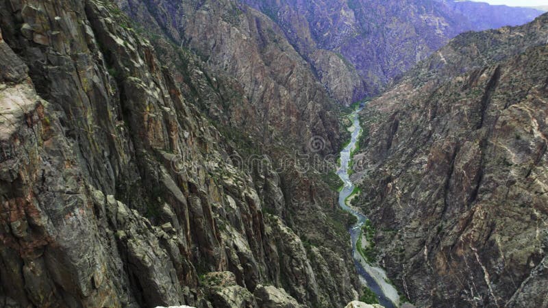 Sweeping View Over Colorado Black Canyon 4K