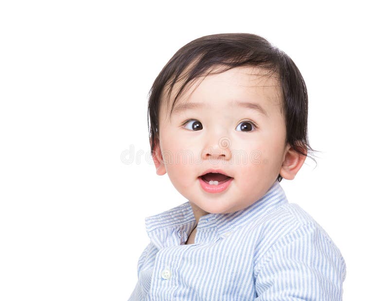 Sweet baby boy smile stock image. Image of portrait, laughing 39761453
