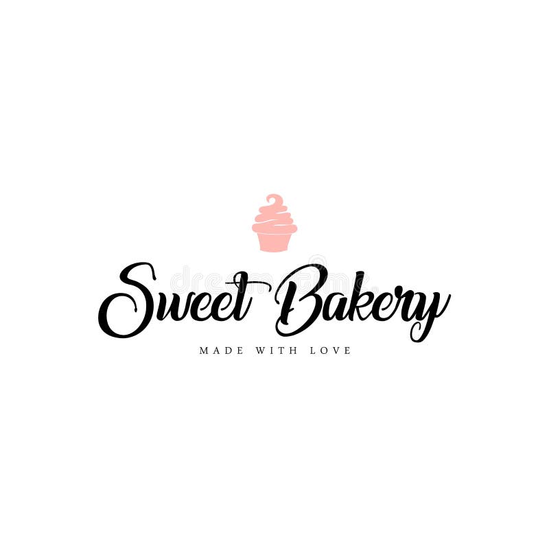 Sweet Bakery and Dessert Logo, Sign, Emblem, Flat Vector DesignBakery ...