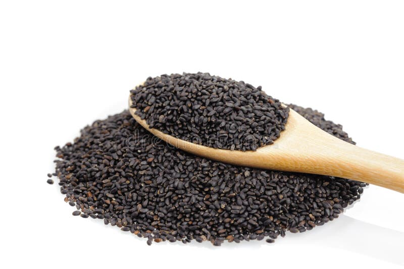 Sweet basil seeds stock photo. Image of clean, vegetable 161740706