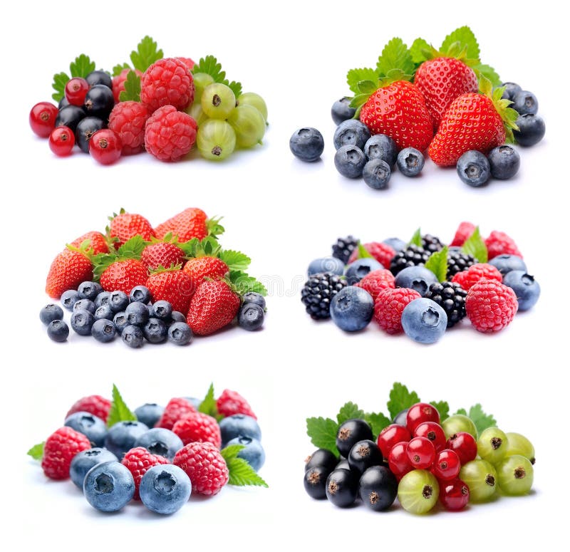Sweet berries mix. stock photo. Image of food, ripe 101291120