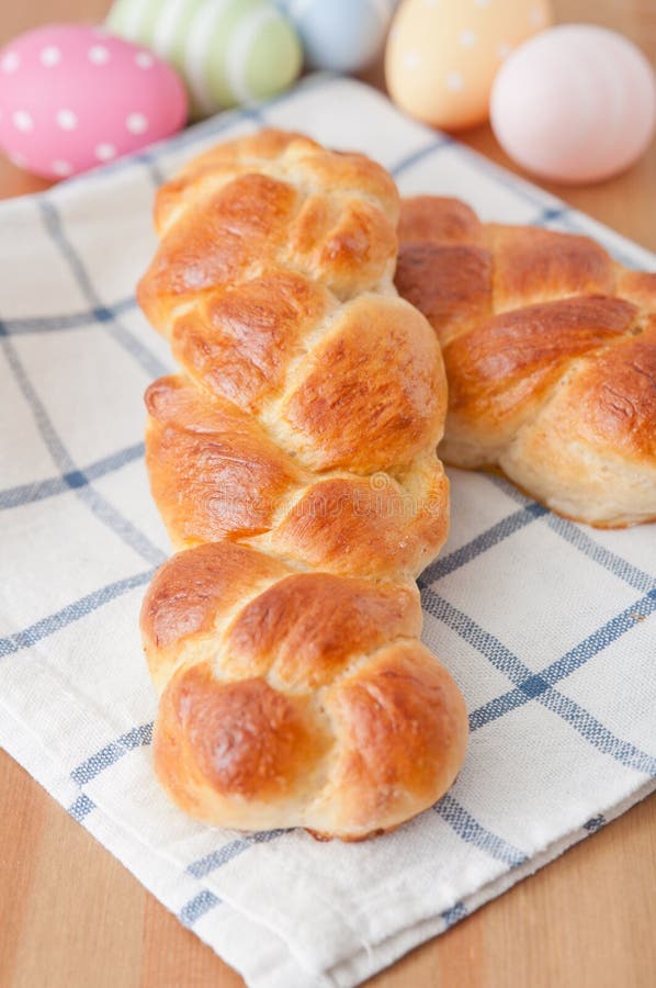 Sweet braided Easter bread stock photo. Image of homemade - 37950972