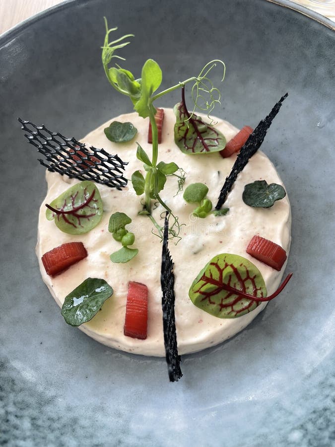 Sweet Cake with Fruit and Vegetable Topping Stock Image Image of