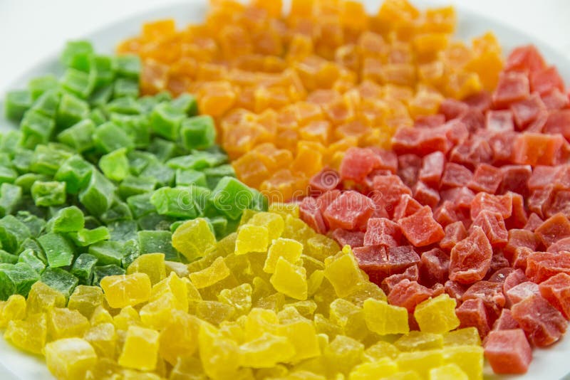 Sweet Candied Dried Fruits, Stock Photo Image of pile, group 72563398