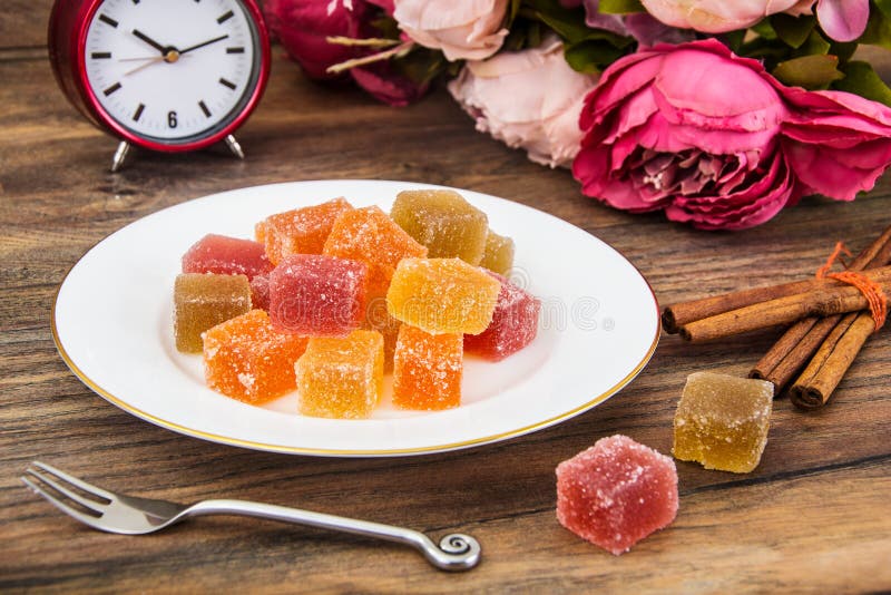 Sweet Candied Fruit Jelly