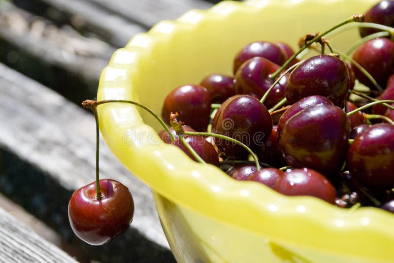 Sweet cherries stock image. Image of fresh, read, sweet 9882909