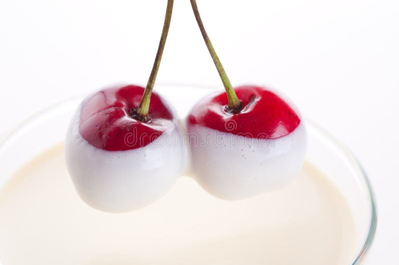 Sweet cherry royalty free stock photo