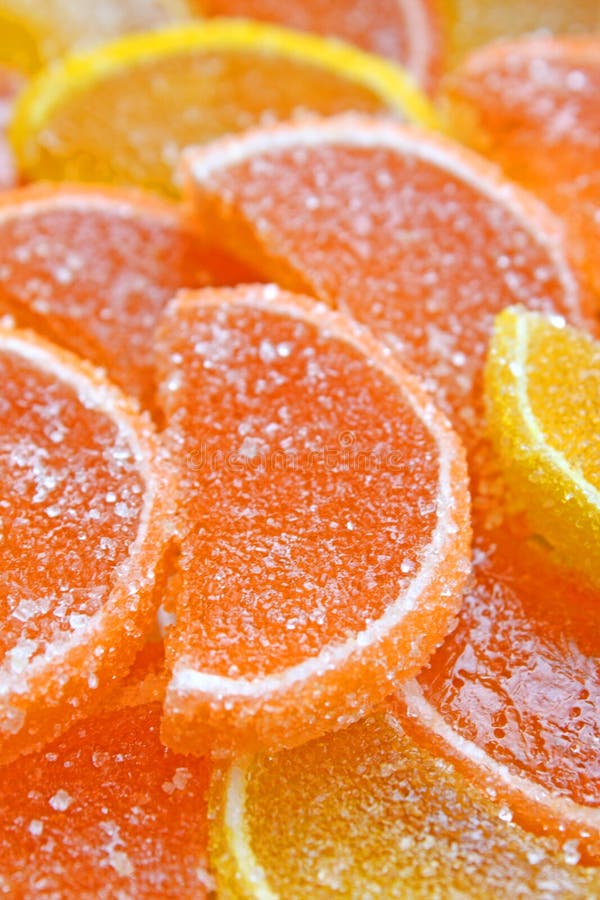 Sweet citrus slices