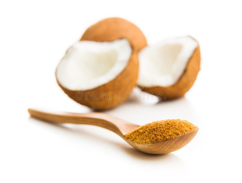 Sweet coconut sugar. stock image. Image of golden, coco 108261571