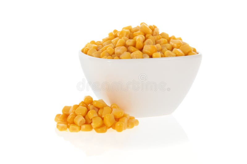 Sweet corn in a bowl