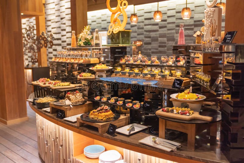 Sweet dessert bar. stock photo. Image of eating, celebration - 121258572