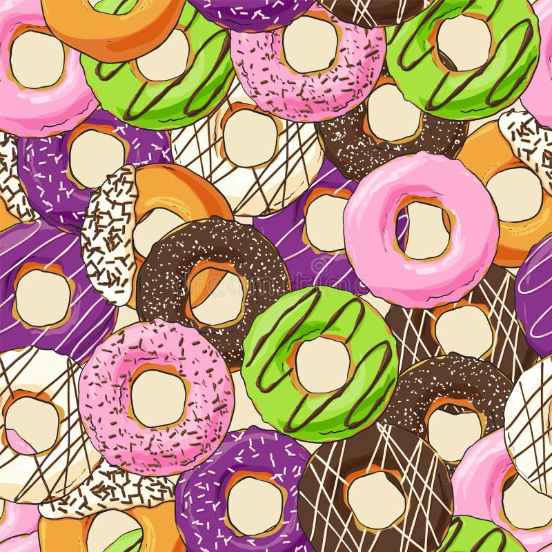 Sweet donut illustration