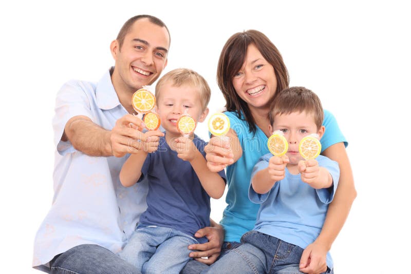Sweet family stock photo. Image of lollipop, offspring 3162662