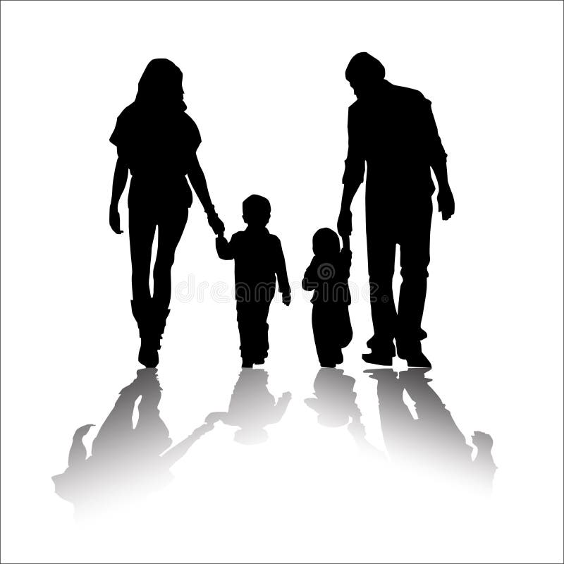 Sweet Family Silhouette