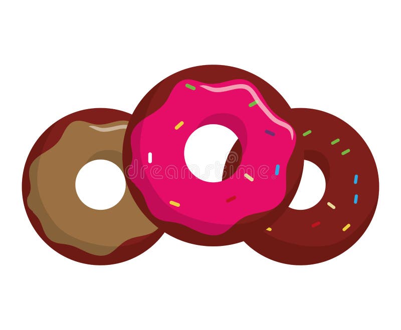 Sweet food design royalty free illustration