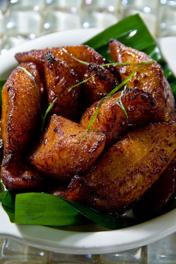 Sweet fried plantains