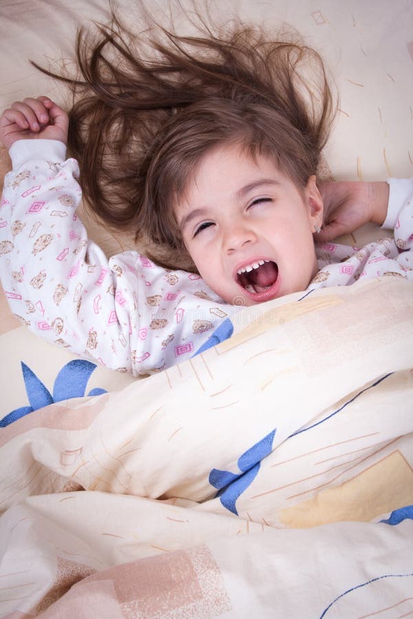 Little Girl Sleeping on Children Car Safety Seat Stock Photo Image of