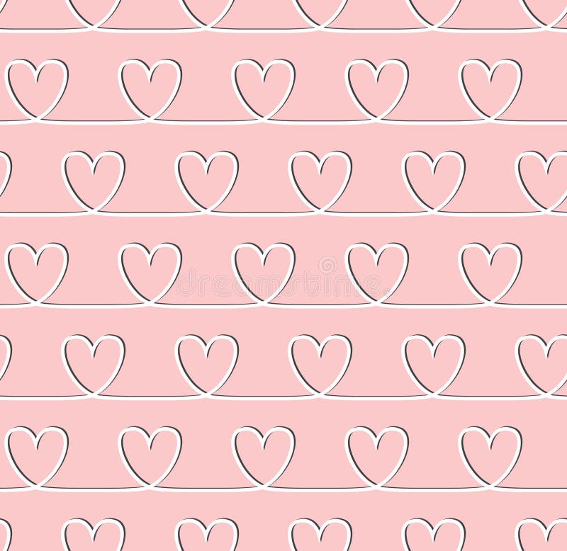 Sweet heart seamless pattern