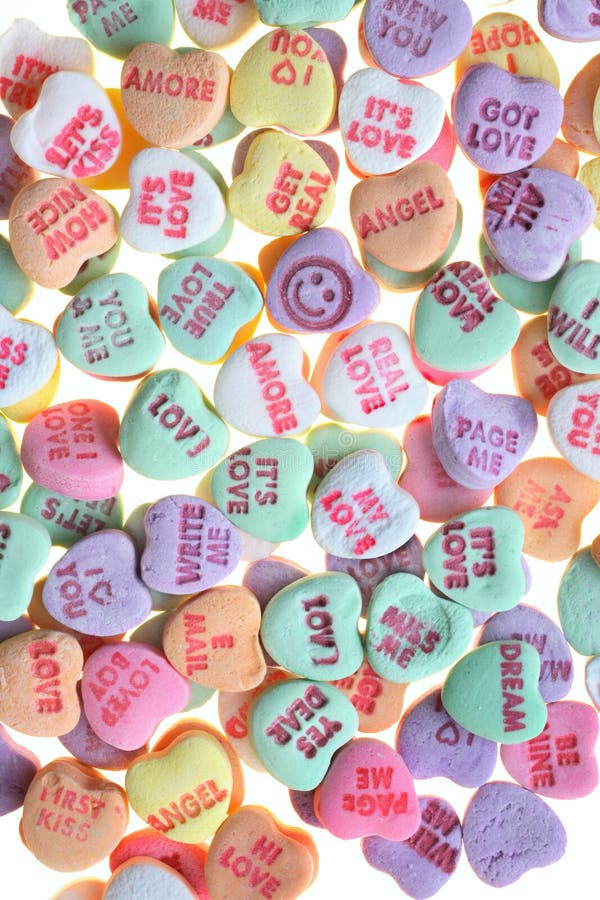 Sweet love messages candy