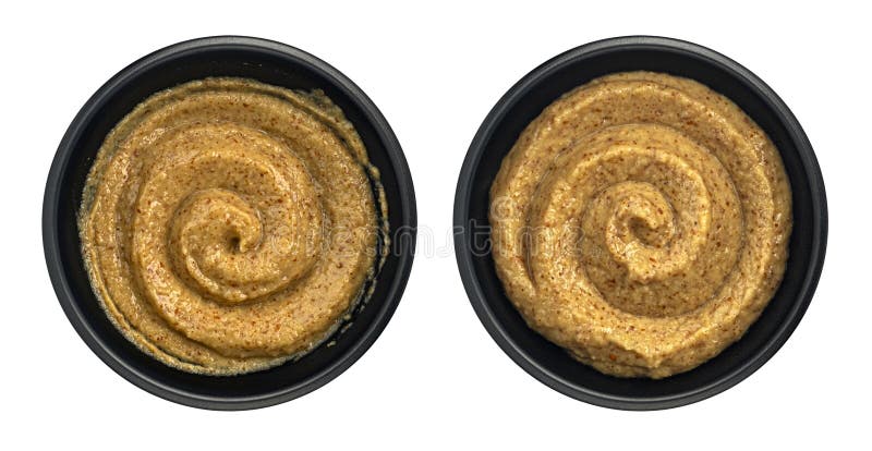Sweet mustard isolated on white background, top view royalty free illustration