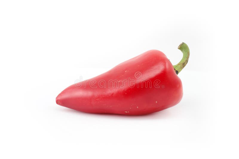 Sweet pepper isolated white